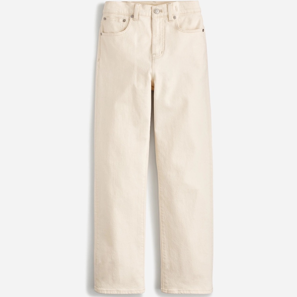 NWT Madewell The Plus '90s Straight Jean in Natural Canvas